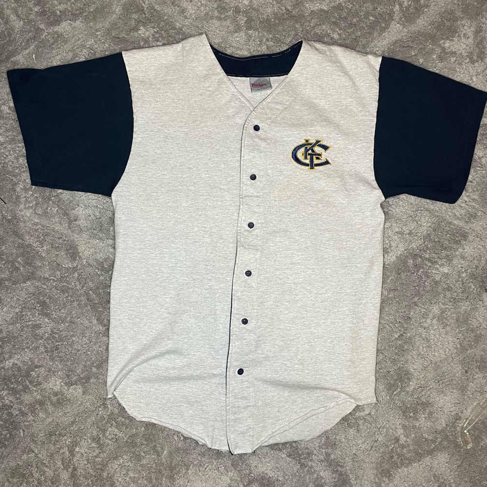 Vintage Mens Large Made in USA Baseball Jersey Tee